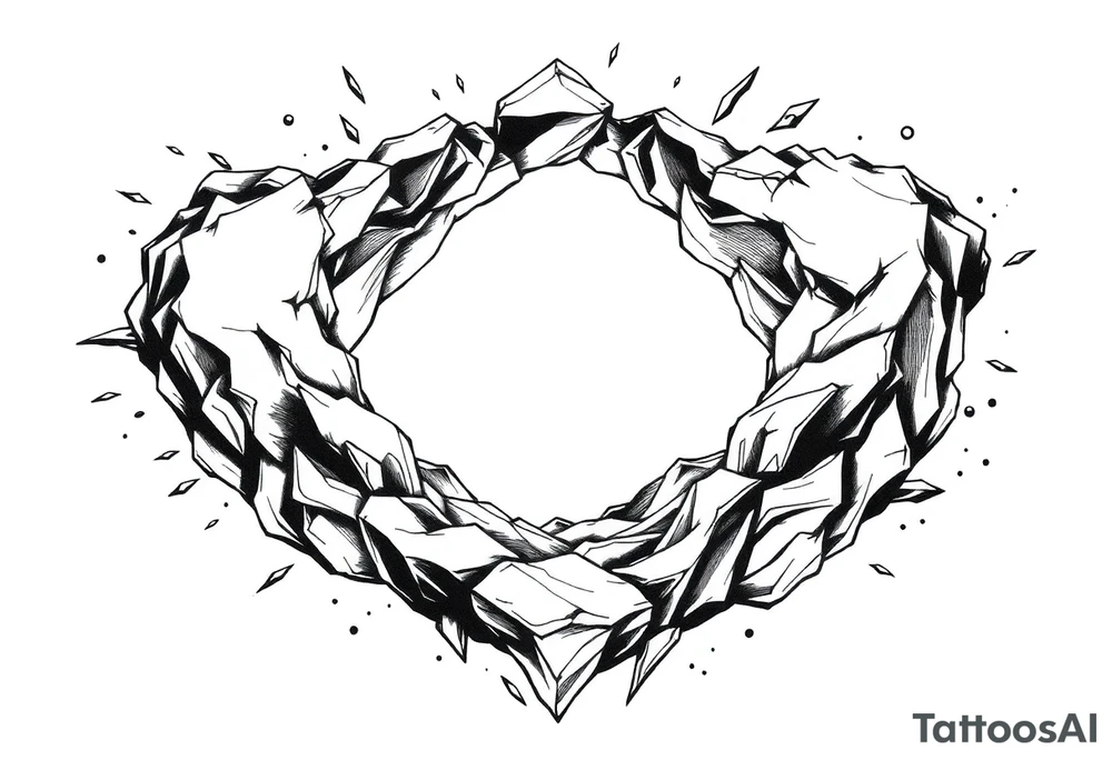 head breaking open into space tattoo idea