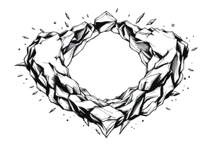 head breaking open into space tattoo idea