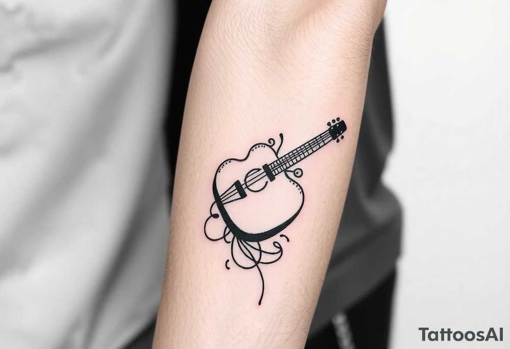 music tattoo idea