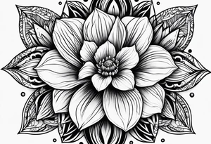 Faça uma flor tattoo idea