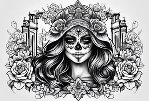 day of the dead tattoo idea