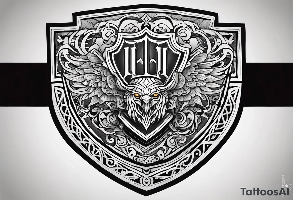 Valhalla sheild tattoo idea