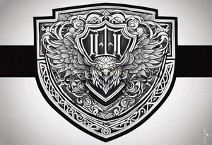 Valhalla sheild tattoo idea