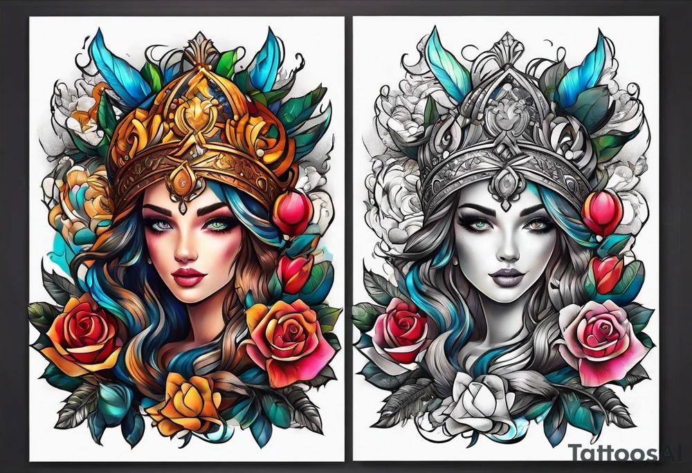♌️ vs ♌️ tattoo idea