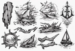 Driftwood tattoo idea