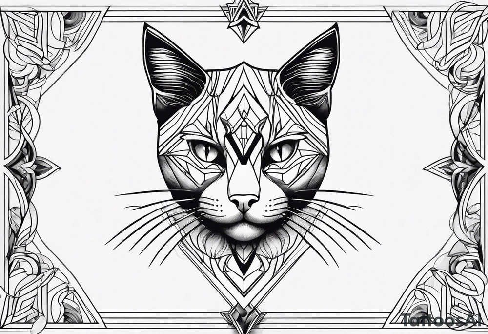 Black Cat tattoo idea
