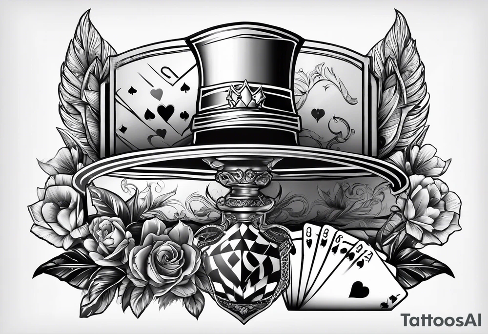 poker tattoo idea