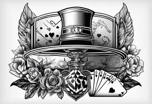 poker tattoo idea