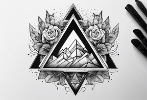 a triangle tattoo idea