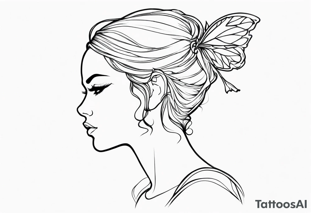 Fae profile tattoo idea