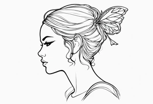 Fae profile tattoo idea