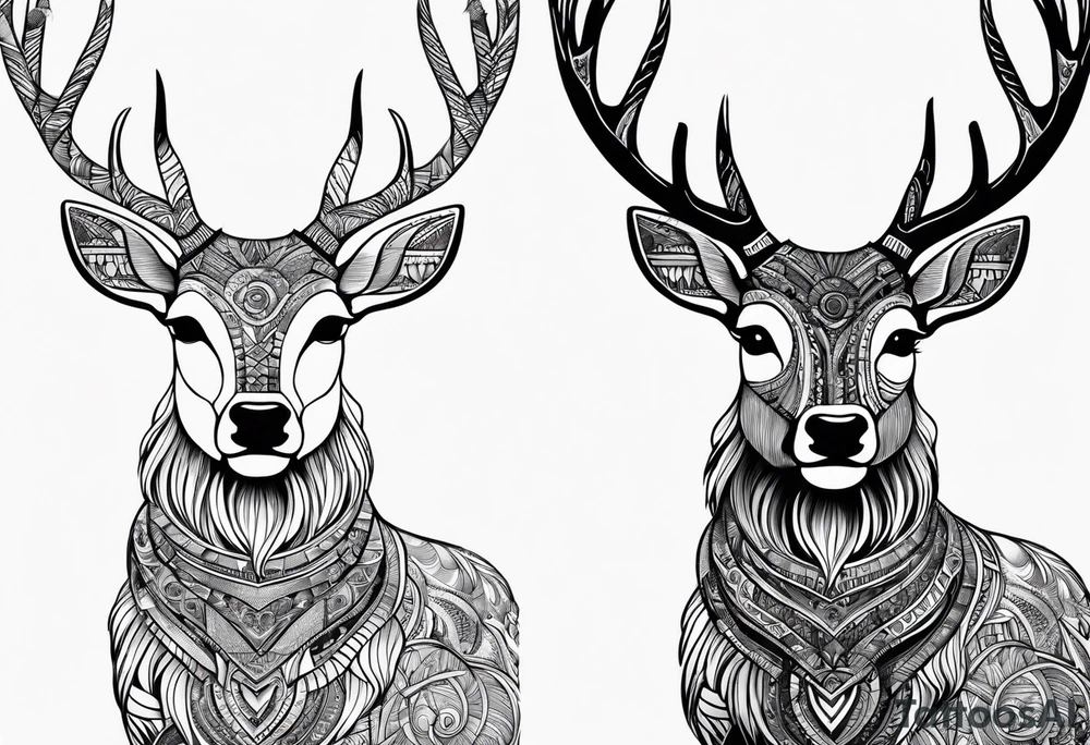 Cerf eiktirnir tattoo idea