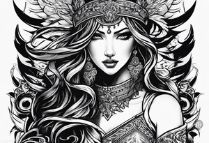 Wrath as a person tattoo idea