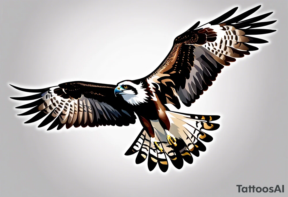 osprey taking off tattoo idea