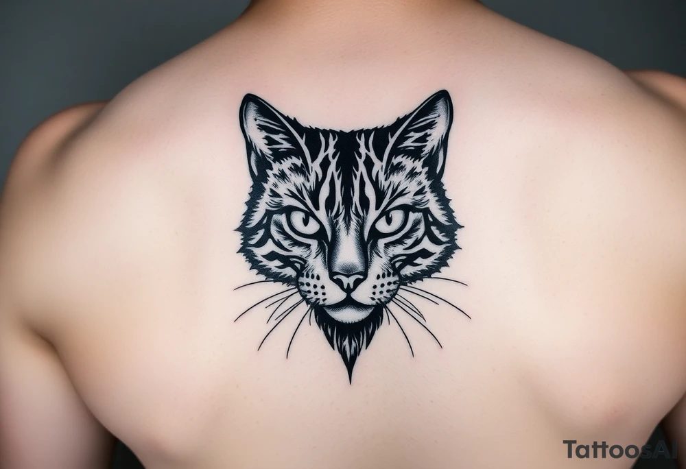 Black Cat tattoo idea