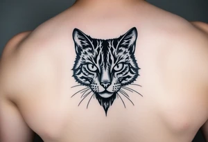 Black Cat tattoo idea