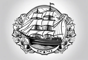 United states sailor tattoo idea