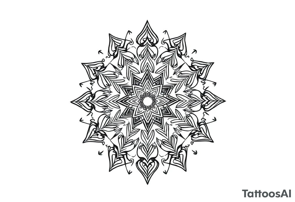 intricate mandala with sacred geometry and cosmic elements tattoo idea intricate mandala with sacred geometry and cosmic elements tattoo idea