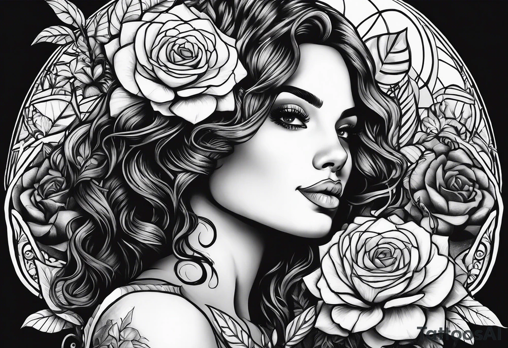 Rosa, mulher mandrake tattoo idea