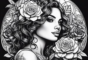 Rosa, mulher mandrake tattoo idea