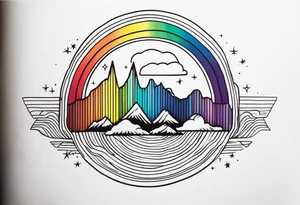 electromagnetic spectrum tattoo idea