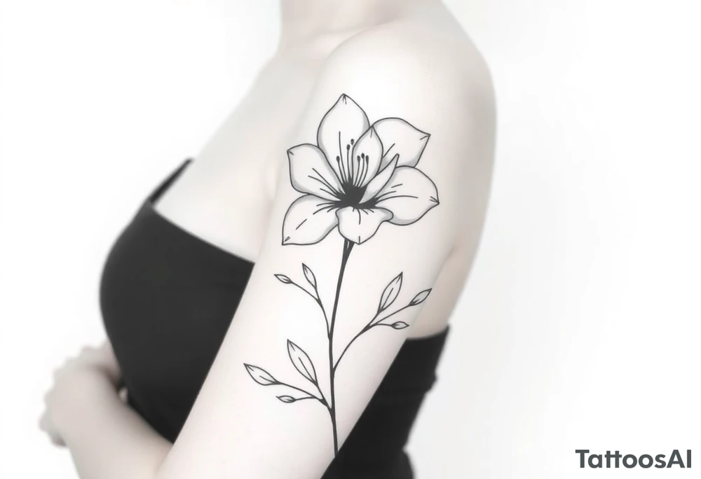 Flower that represents a he birth months april tattoo idea
