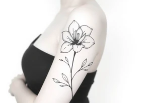 Flower that represents a he birth months april tattoo idea
