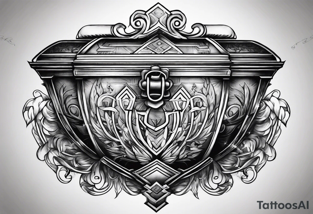 Pawn chest piece tattoo idea