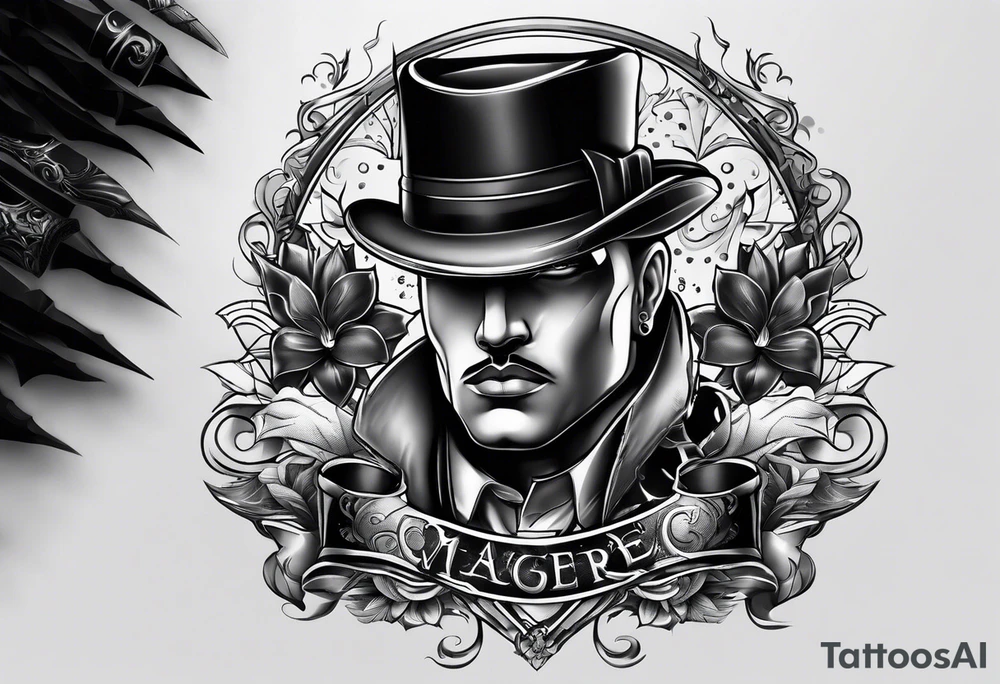 GANGSTER tattoo idea