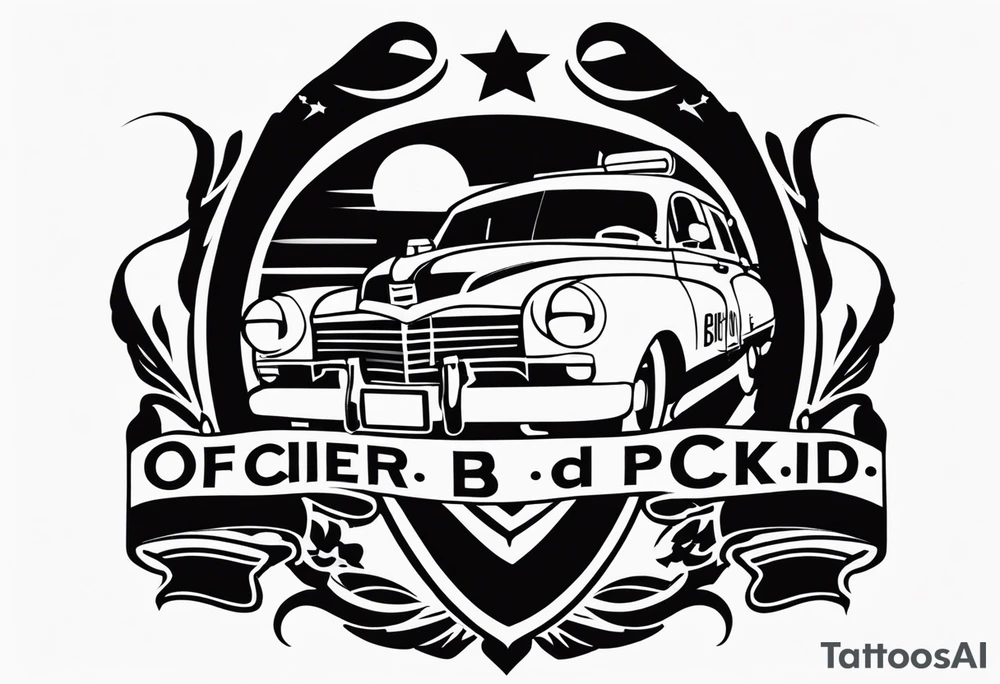 Officer B.D. tattoo idea