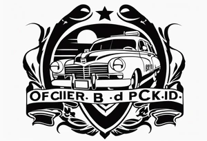 Officer B.D. tattoo idea