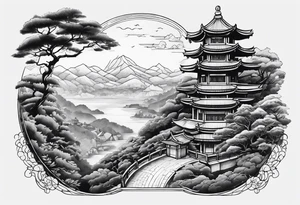 Homg Kong semester abroad at CityU and some trees or countryside and the number 6 tattoo idea