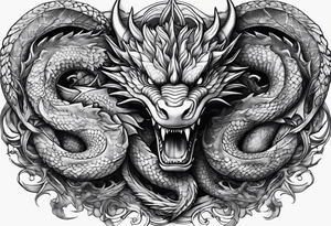 3 dragons tattoo idea