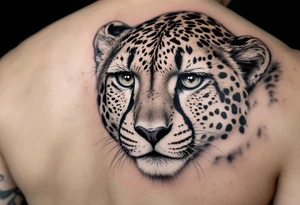 cheetah tattoo tattoo idea