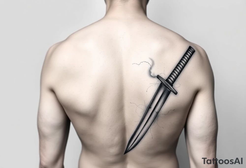 katana tattoo idea