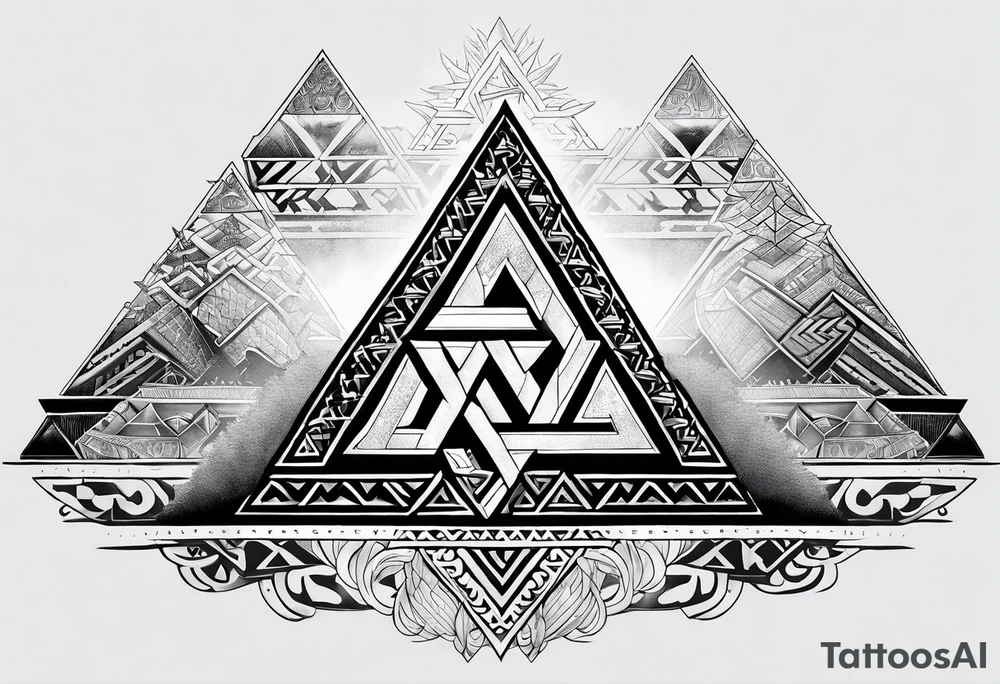 Valknut nordic tattoo idea