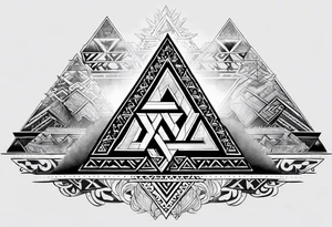 Valknut nordic tattoo idea