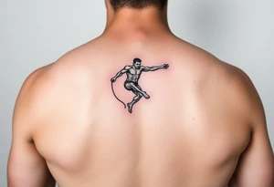 man jumping rope tattoo tattoo idea