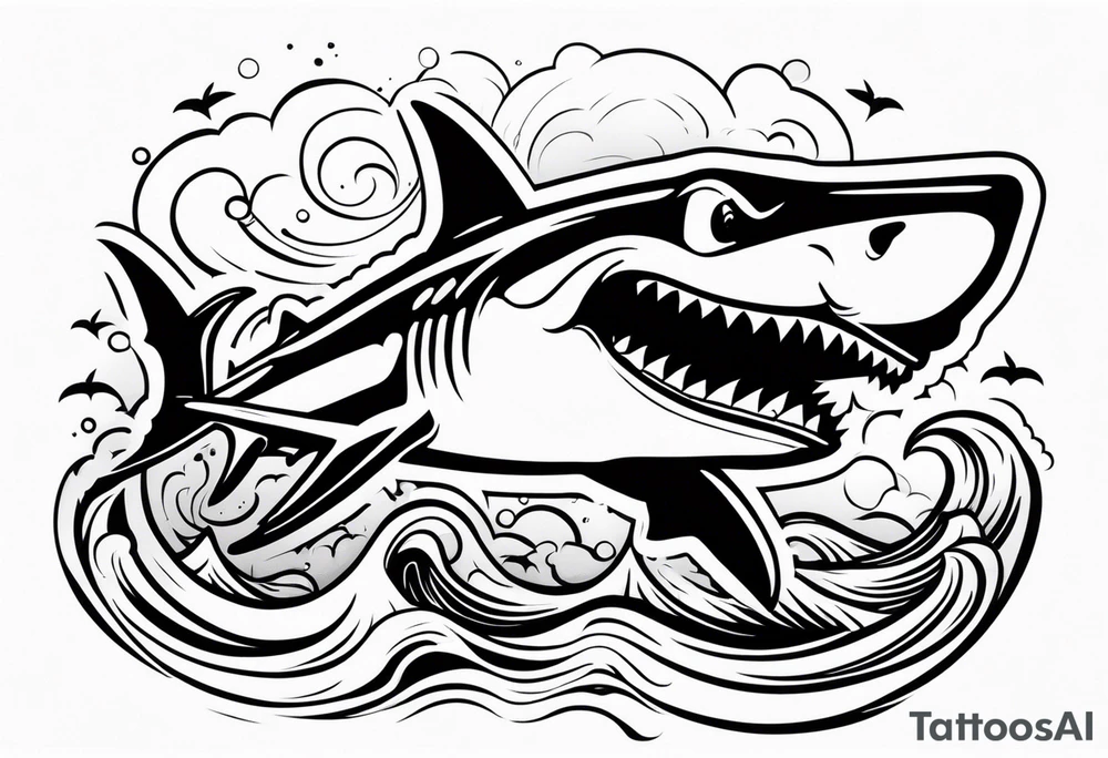 Shark tattoo idea