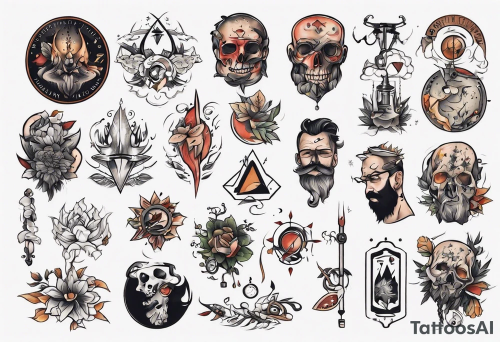 man getting a tattoo tattoo idea