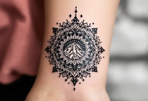 mt everest mandala tattoo idea