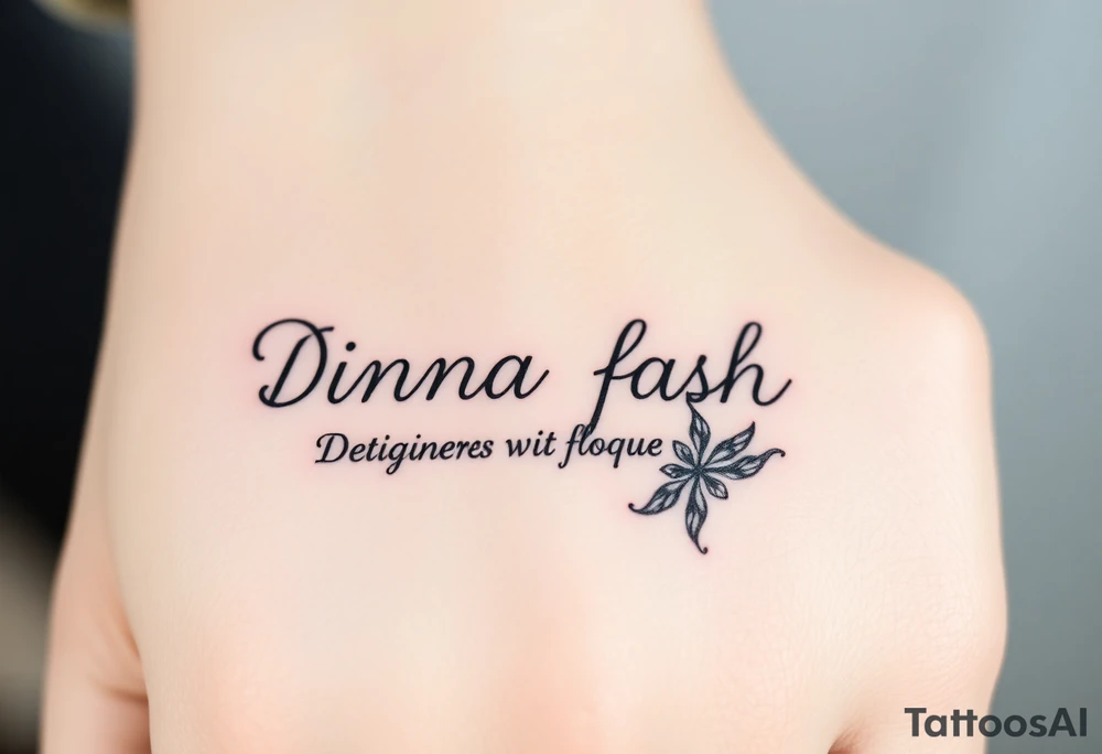 Dinna fash dragon fly celtique whit flower tattoo idea