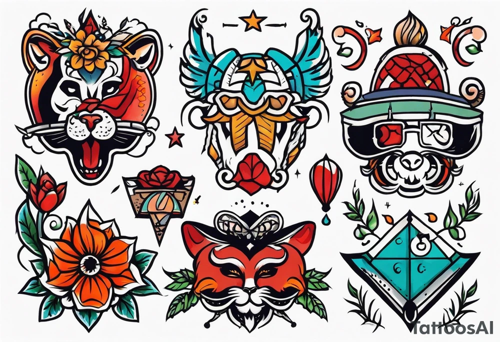 old school tattoos tattoo idea