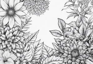 Plants that are not flowers tattoo idea
