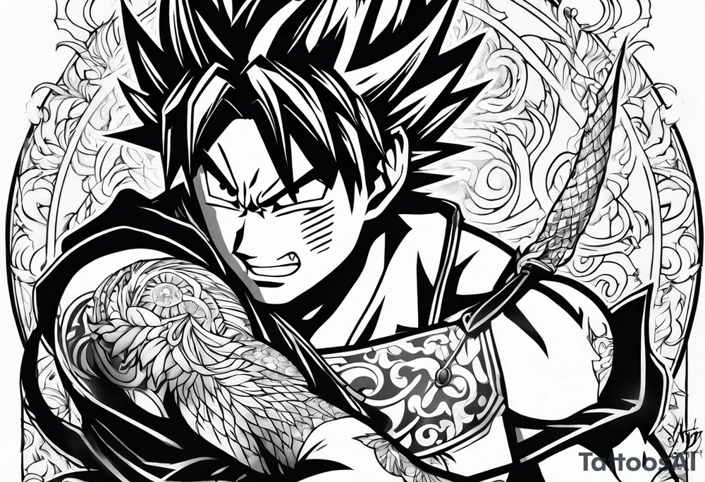 Natsu Dragneel tattoo tattoo idea