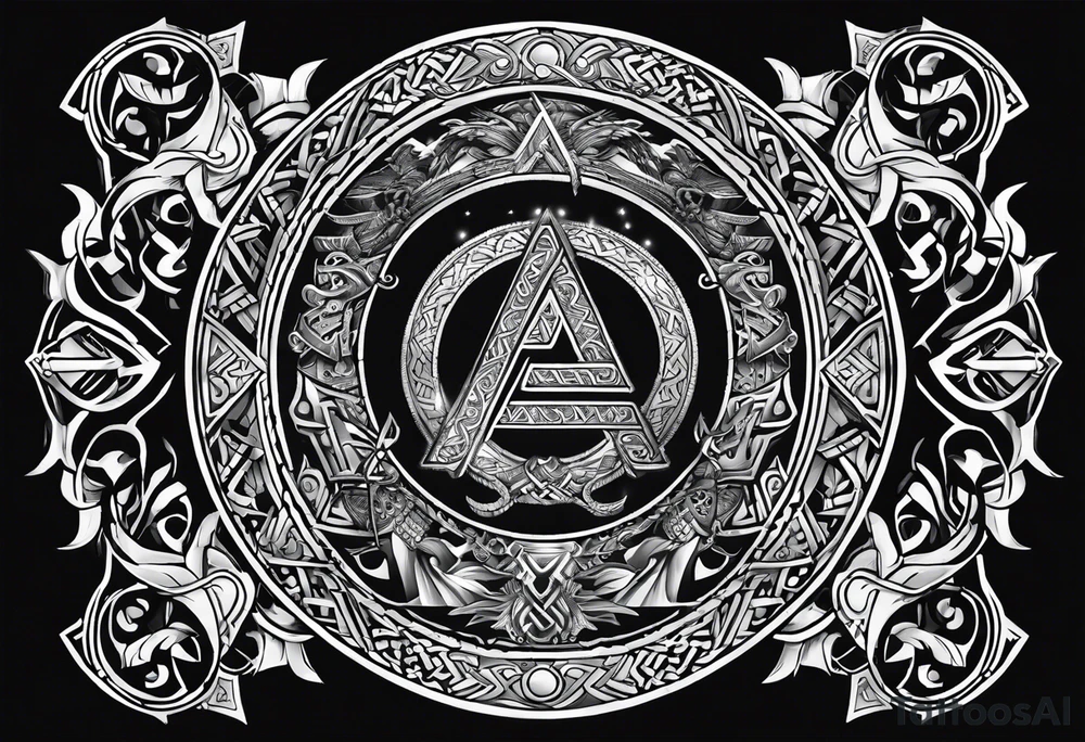 Valhalla round
shield axe sword valknut tattoo idea Valhalla round
shield axe sword valknut tattoo idea