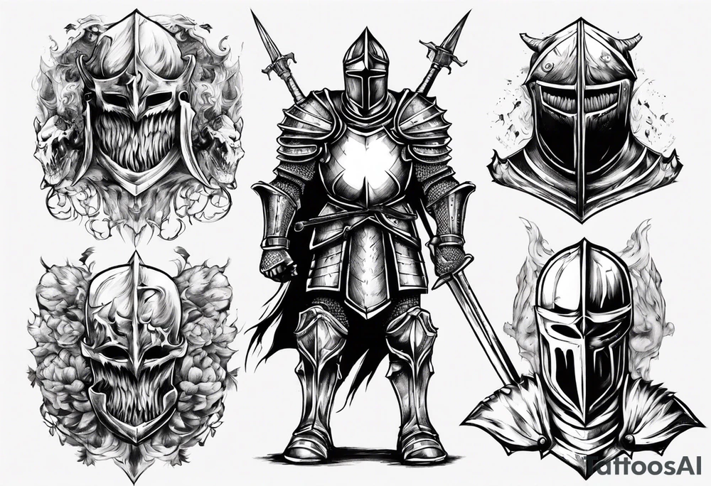 Knight berserk tattoo idea