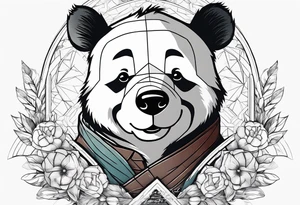 Winnie the Pooh as cocaine bear tattoo idea