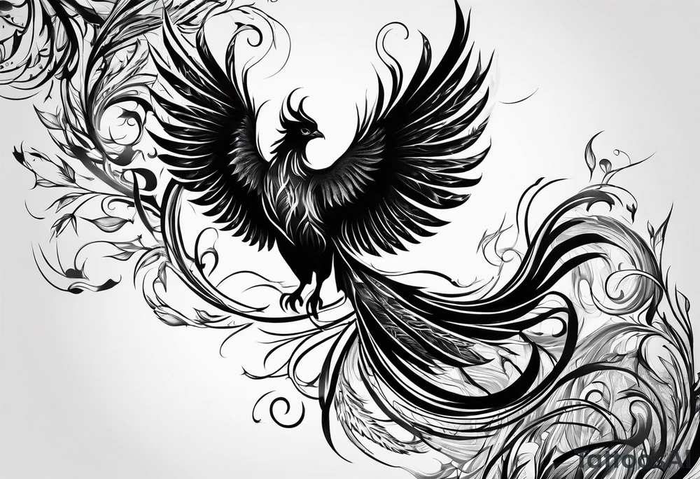 Phoenix tattoo idea
