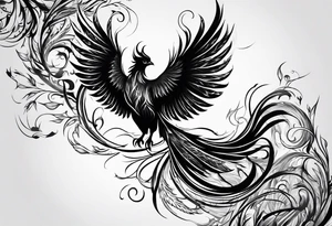 Phoenix tattoo idea